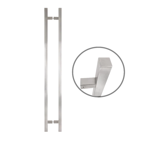 1200mm hosszú négyzet alakú fogantyú pár 90°-os lábakkal "H" YH-1200S/90