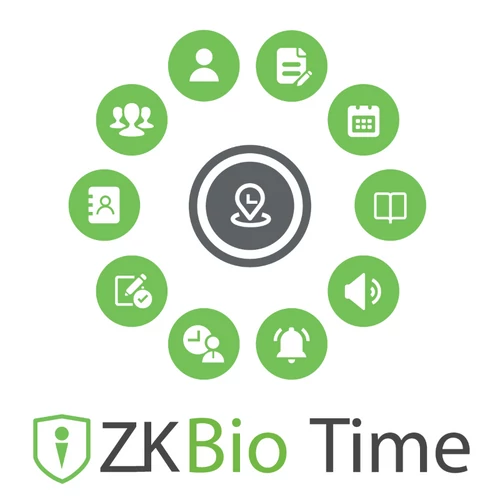 ZKBio Time Basic licence 2 terminál, max. 100 felhasználó részére ZKBIOTIME-BASIC-2