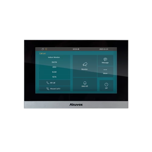 IP kaputelefon beltéri monitor C313S-sv
