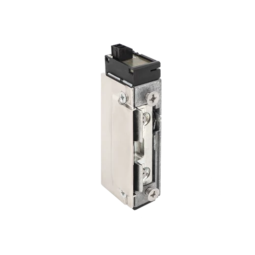 Alacsony, kikapcsolható, pajzs nélküli elektromos zárfogadó - nyelvkivezetővel - 12V DC DORCAS-99-1-NDF-412-TOP-PRE
