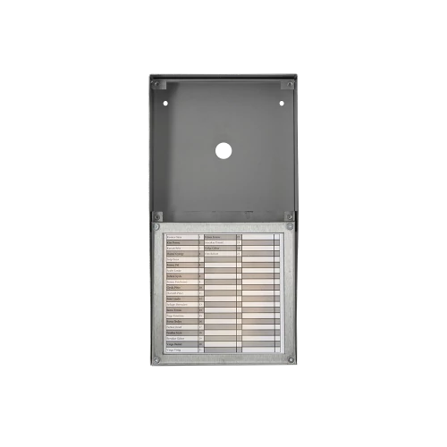 DP kaputelefon esővédő, nagy, felületre szerelt, INOX DPRS50-VFK-INOX