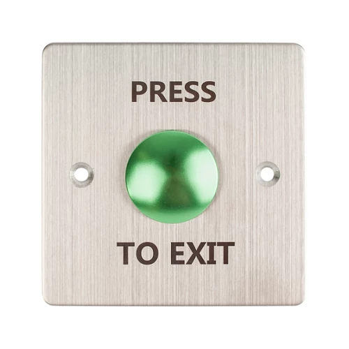 Lapos,gomba formájú nyomógomb FMB-B-25SS-2-gn