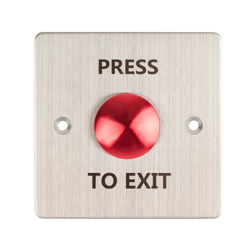 Lapos,gomba formájú nyomógomb FMB-B-25SS-2-rd