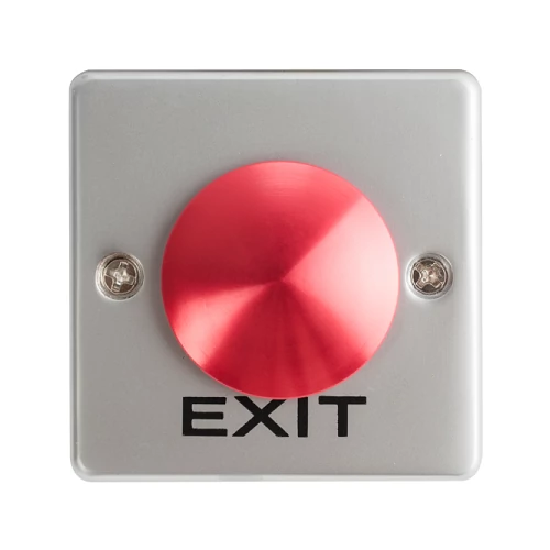 Lapos,gomba formájú nyomógomb FMB-G-25SS-2-rd