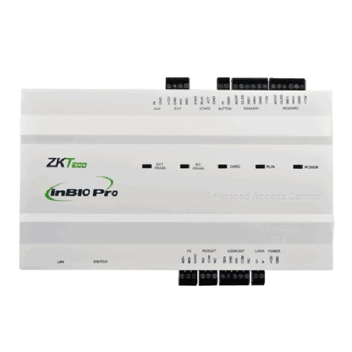 Biometrikus vezérlő központ egy ajtó két irányú vez.INBIO-1-2PRO