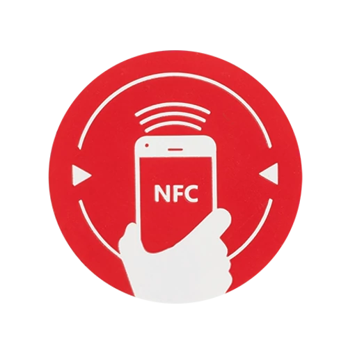 NFC matrica NXP MIFARE NTAG213 újraírható chippel NFC-3013-rd