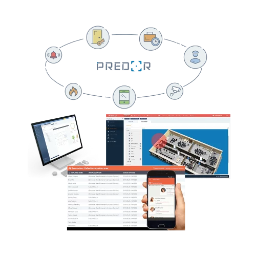 Predor kamerakezelő modul - 5 kamera PRED-ENT-SURV+5