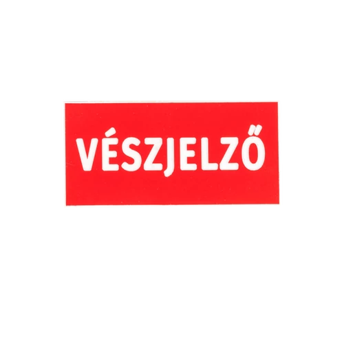 Műanyag tábla kézi jelzésadókhoz TABLA-4