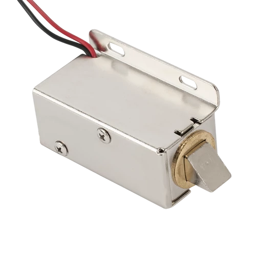 Elektromos szekrényzár 24V csapott nyelvű YE-302A-24V