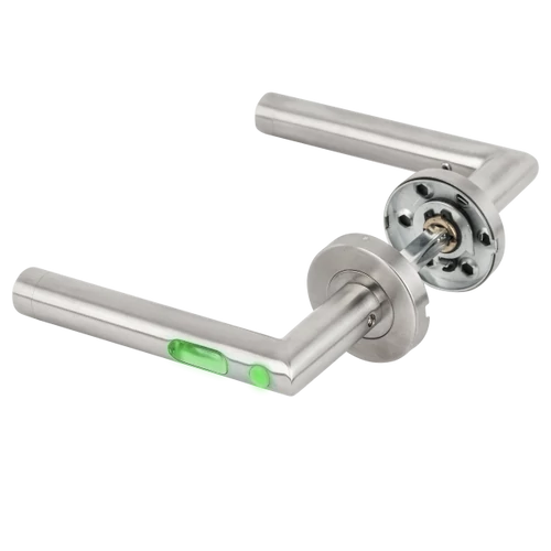 Mozgásérzékelős világító kilincs pár - zöld LED YH-D13-gn