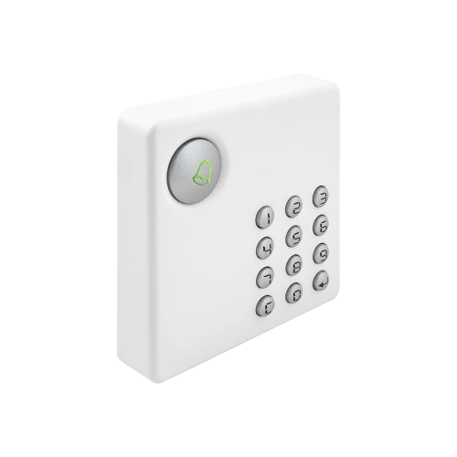 RFID olvasós és kódzáras segédolvasó az YA-83 szériájú önálló olvasókhoz - MIFARE - fehér YA-93K-wh