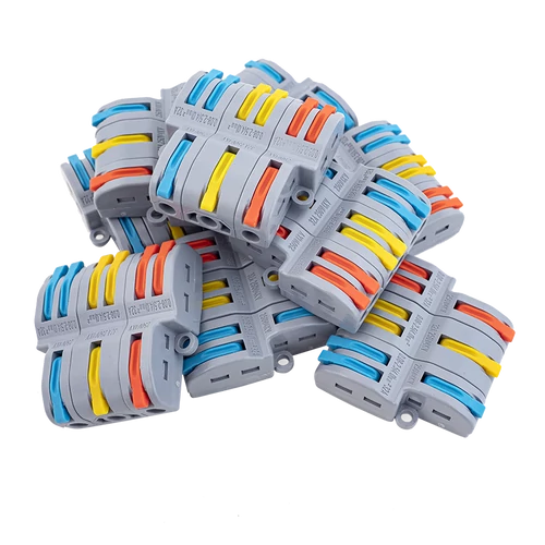 Gyorcsatlakozó 3x2 utas elosztáshoz 0,08 - 2,5 mm² vezetékhez 10 darabos csomag LA-FD-36(P10)