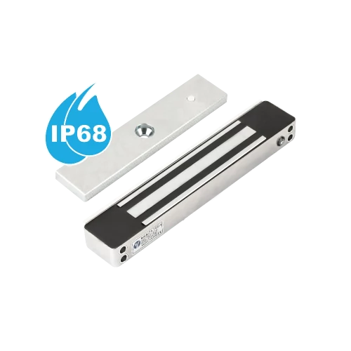 Felületre szerelhető síkmágnes - visszajelzéssel - vízálló (IP68) - 280kg YM-280W(LED)