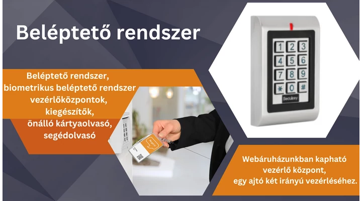 Új dimenzió a telepítők számára: TB2MF-W(TT) kártyás kódzár