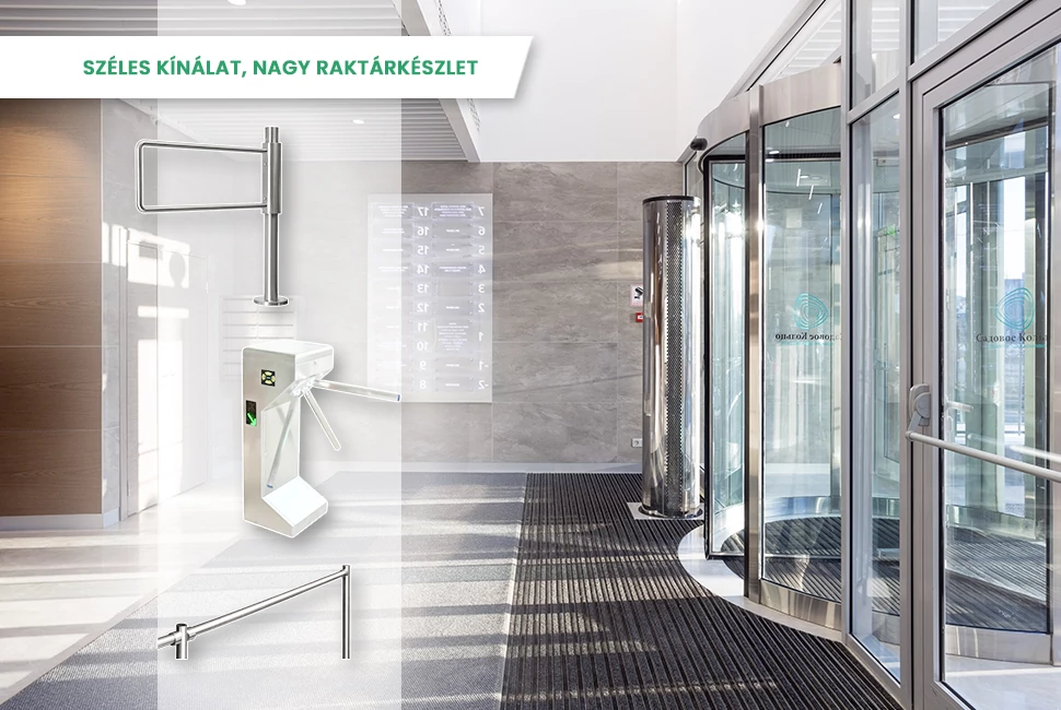 Beléptető Forgóvilla Lengőkapu Korlát