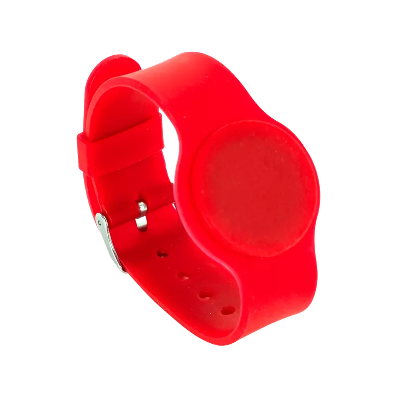 Karóra típusú RFID MIFARE (13,56MHz) chippel - piros IDT-4009MF-rd