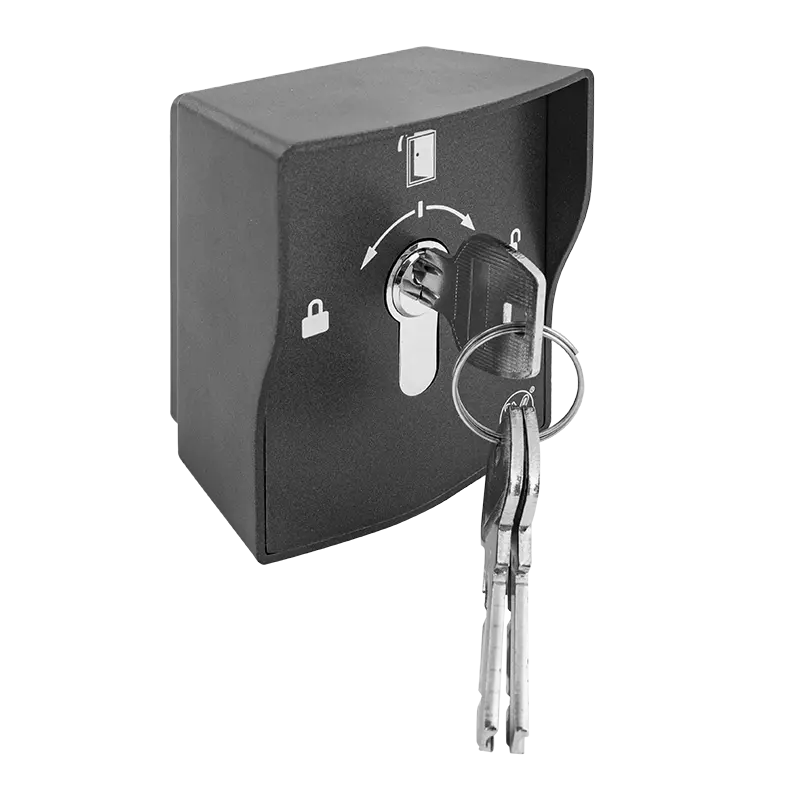 Felületre szerelhető kulcsos kapcsoló 2x NO/NC IP65 YKS-852B(EN)