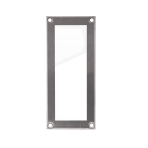 Kis INOX névtábla keret plexivel DP-NT-FRAME-INOX