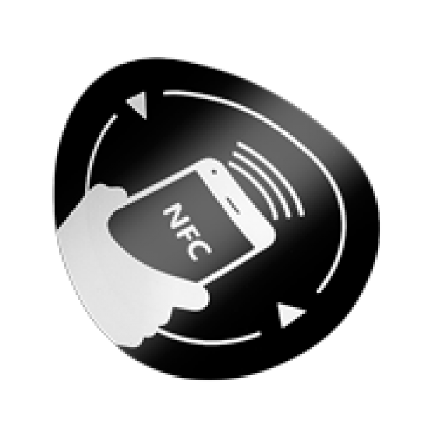 NFC matrica újraírható chippel NFC-3513-bk