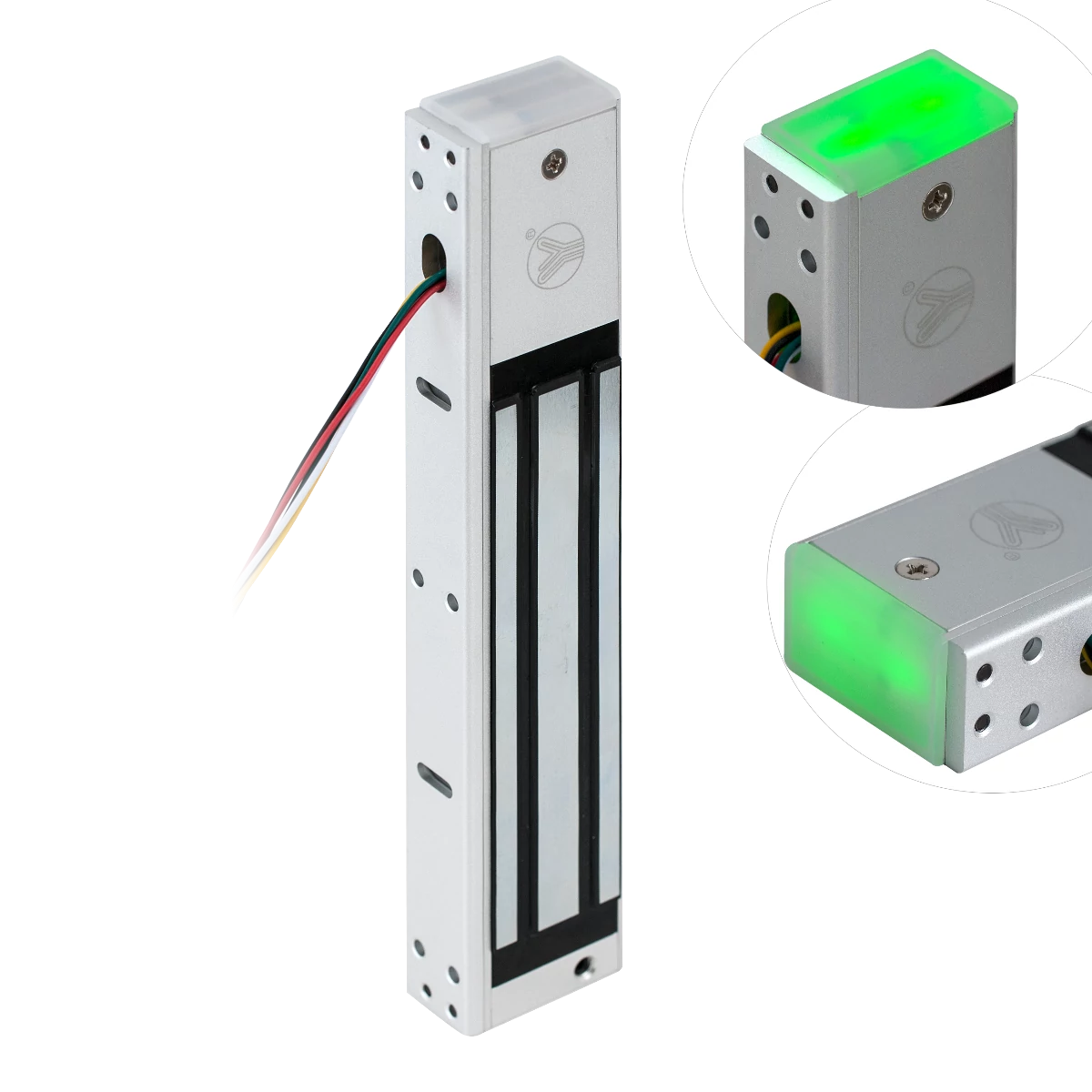 Síkmágnes végzáró LED-del és visszajelzéssel- YM-280(BLED)